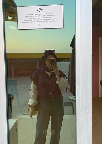 34 Beden Kadın Mavi Yüksek Bel Straight jean