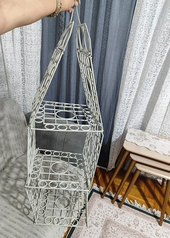 Beden Gri Askılı Dolap Düzenleyici