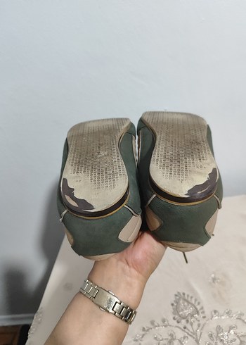 40 Beden Yeşil Gri Kadın Günlük Spor Ayakkabı unisex tarzı