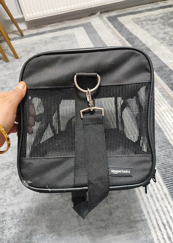 Siyah Taşınabilir Evcil Hayvan Taşıma Çantası - Görsel 10