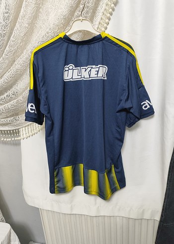 Sarı-Lacivert Erkek Kısa Kollu Spor Forma - Görsel 8