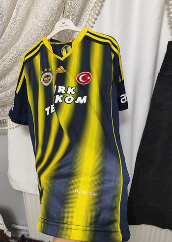 Sarı-Lacivert Erkek Kısa Kollu Spor Forma - Görsel 7