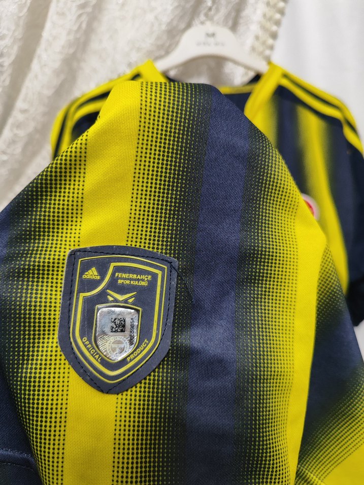 Sarı-Lacivert Erkek Kısa Kollu Spor Forma - Görsel 4