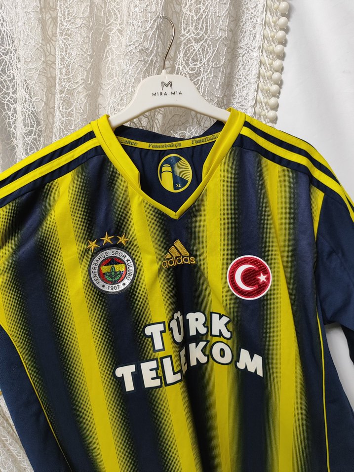 Sarı-Lacivert Erkek Kısa Kollu Spor Forma - Görsel 3