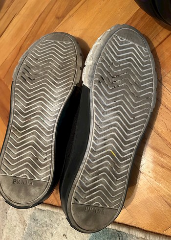 Kadın Siyah-Beyaz Spor Ayakkabı Velcro - Görsel 4