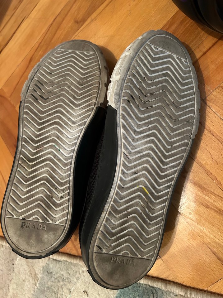 Kadın Siyah-Beyaz Spor Ayakkabı Velcro - Görsel 4