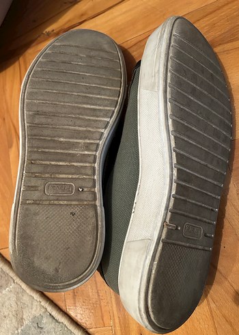 Kadın Gri Bağcıklı Spor Ayakkabı - Görsel 4