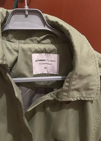 Düğmeli Bej Midi Trençkot - Görsel 2