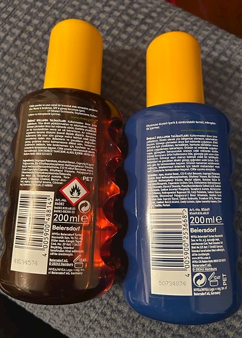 Nivea Sun Koruma & Nem SPF 50 ve Yoğun Bronzluk Yağı - Görsel 2