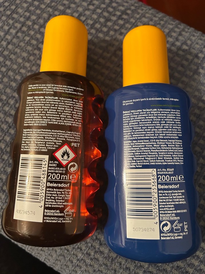 Nivea Sun Koruma & Nem SPF 50 ve Yoğun Bronzluk Yağı - Görsel 2