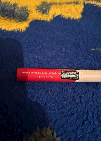 Sephora Koyu Kırmızı Mat Ruj - Görsel 3