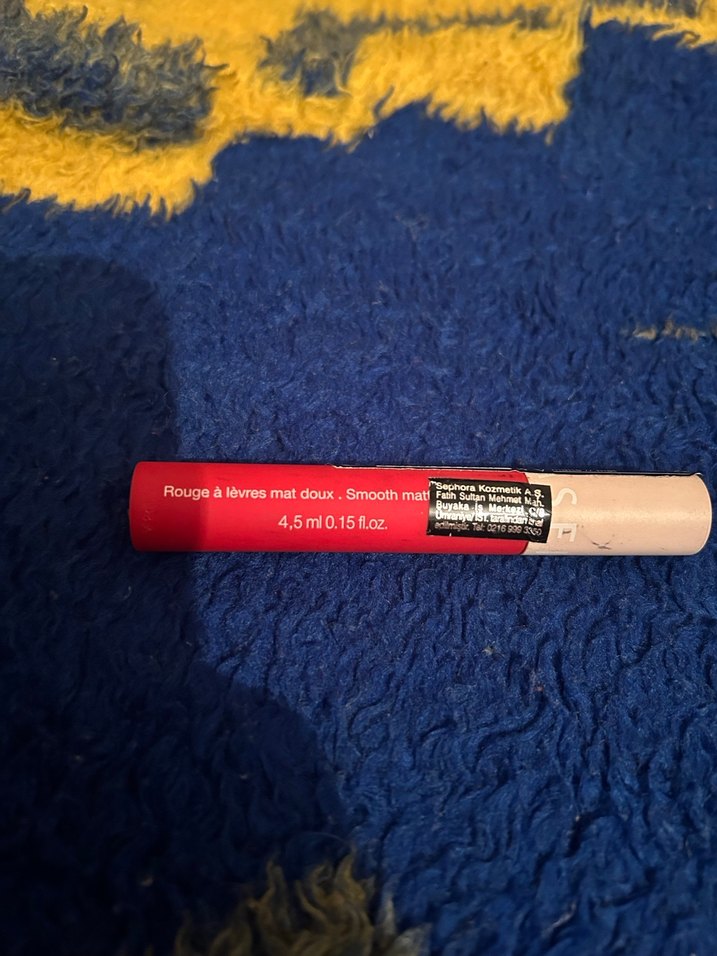 Sephora Koyu Kırmızı Mat Ruj - Görsel 3