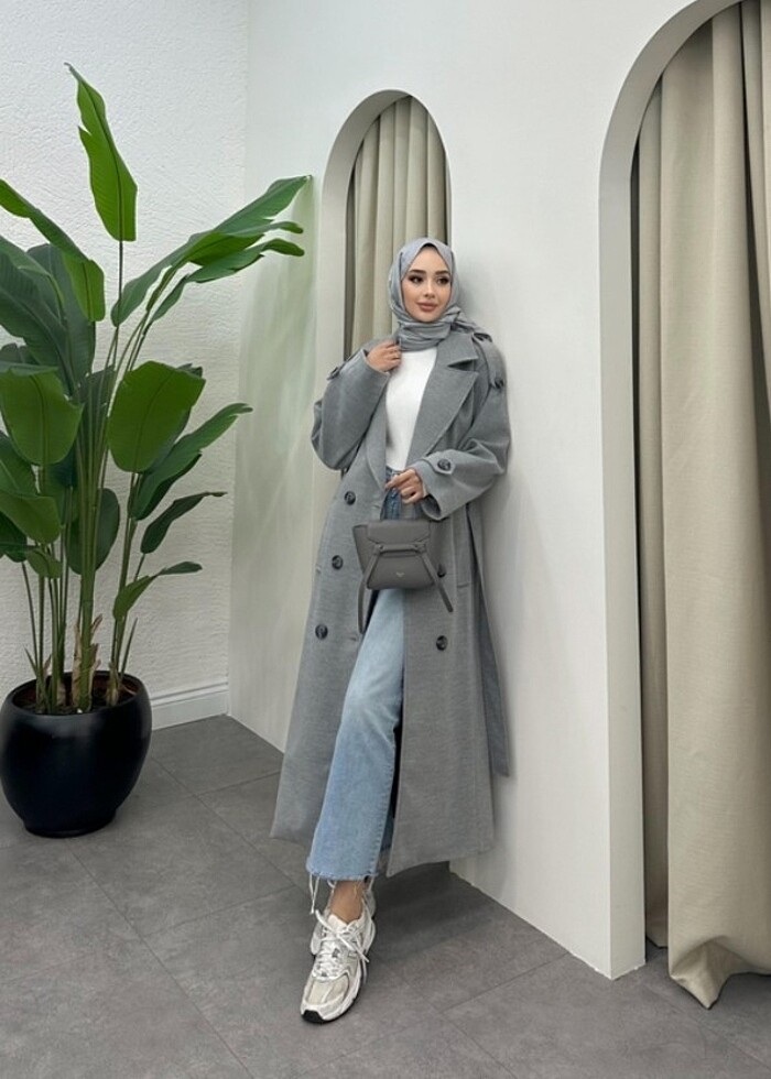 Buqetoffical kaşe kaban evoze apoletli - Görsel 3