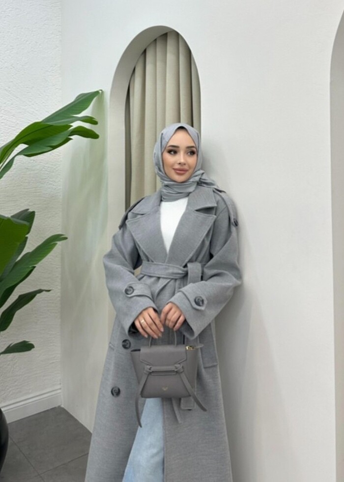 Buqetoffical kaşe kaban evoze apoletli - Görsel 5