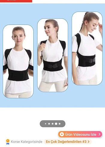 Beyaz Baskılı Normal Boy Göğüs Korsesi - Görsel 5