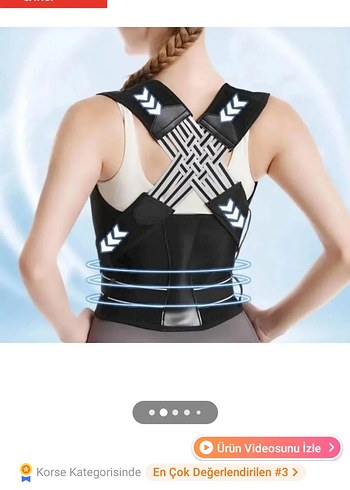 Beyaz Baskılı Normal Boy Göğüs Korsesi - Görsel 4
