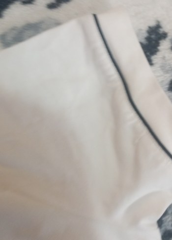 Kızlar için Beyaz Kısa Kollu Polo Tişört - Görsel 10