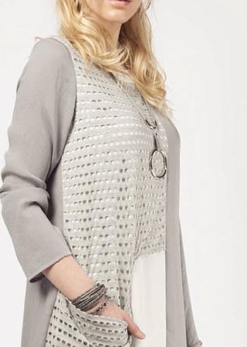 Gri Uzun elbise - Görsel 3