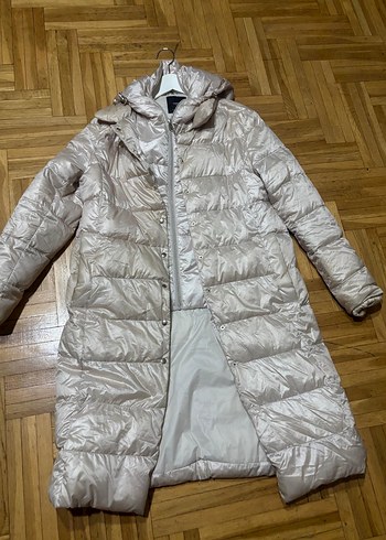 Bej Kadın Kışlık Mont - Görsel 3