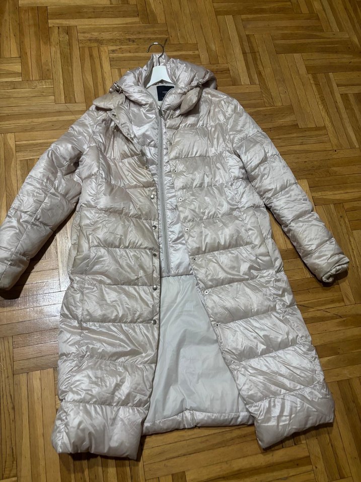 Bej Kadın Kışlık Mont - Görsel 3