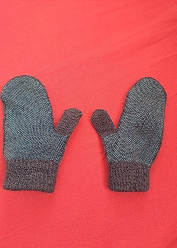 Nakışlı Örgü Eldiven - Görsel 3