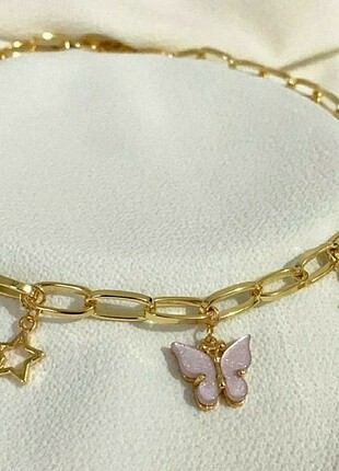 Kelebek Charm Kolye