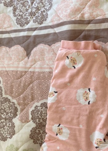 24-36 Ay Beden pembe Renk Kız Çocuk Pembe Fermuarlı Polar Tulum