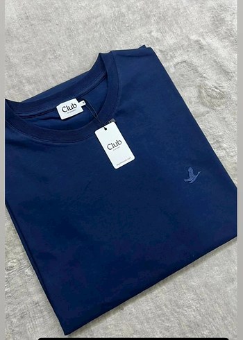 Lacivert Basic Erkek Tişört - Club