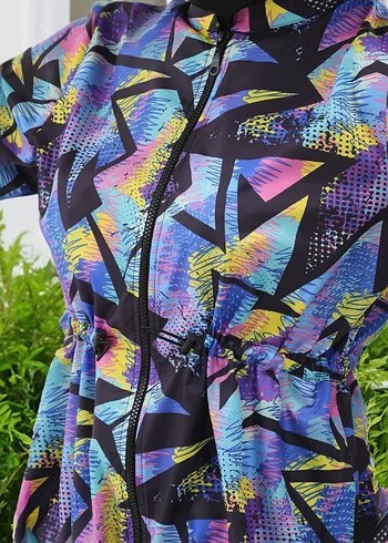 Fermuarlı Tesettür Mayo - Görsel 6