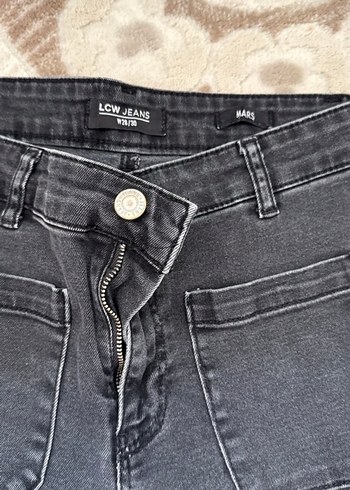 LCWJEANS Kadın Gri Mini Jean Şort
