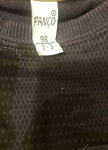 12-18 Ay Beden lacivert Renk Panço marka sweatshirt iyi durumda sorunsuz