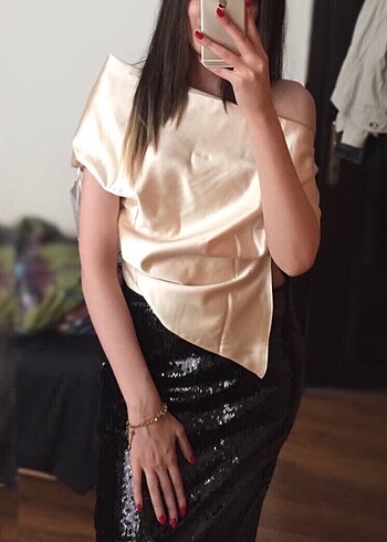 Zara Bluz Etek İkili Takım