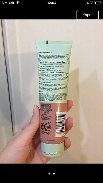 Diğer Loreal Paris Saf Kil Peeling Jeli