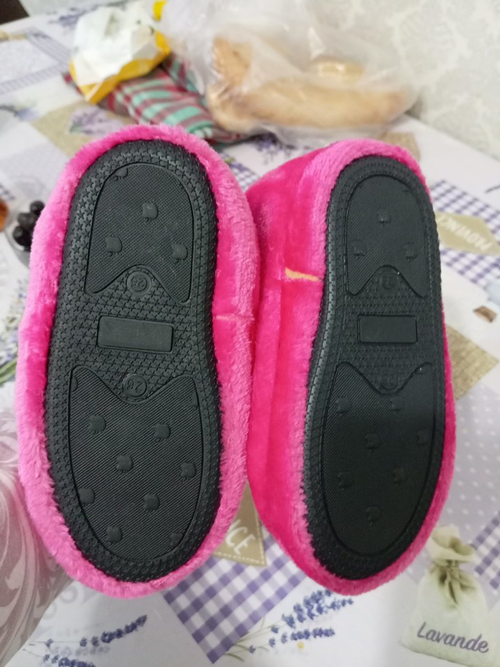 Kızlar için Pembe Sıcak Ev Terliği - Görsel 4