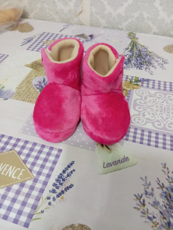 Kızlar için Pembe Sıcak Ev Terliği - Görsel 3