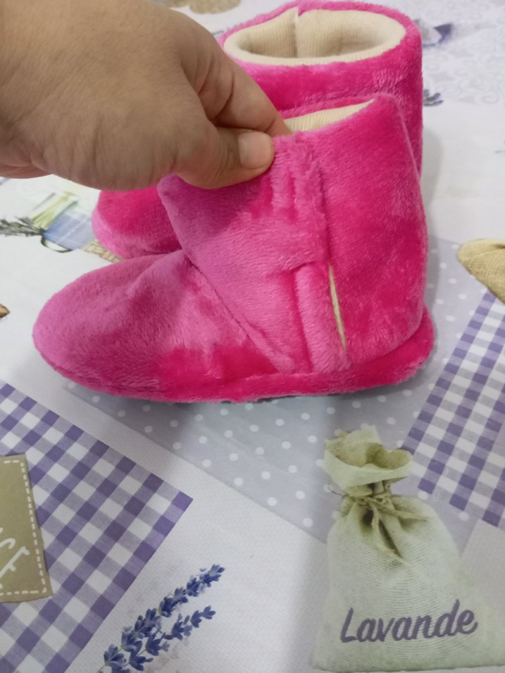 Kızlar için Pembe Sıcak Ev Terliği - Görsel 2