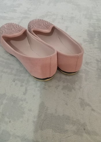 Polaris Pembe Dolgu Topuklu Kadın Babet