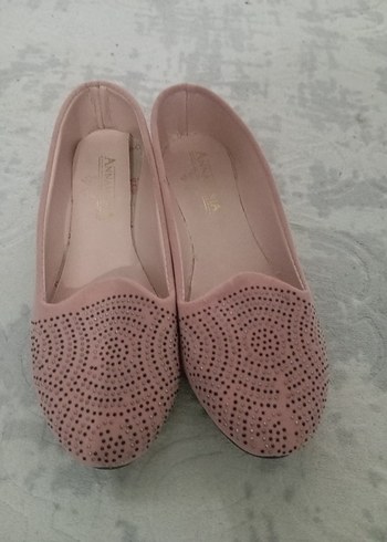 38 Beden Pembe Dolgu Topuklu Kadın Babet