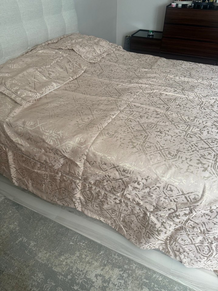 Pudra pembesi Yatak Örtüsü - Görsel 3