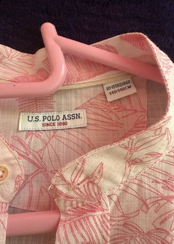 Çocuk Pembe Baskılı Uzun Kollu Gömlek - Görsel 3