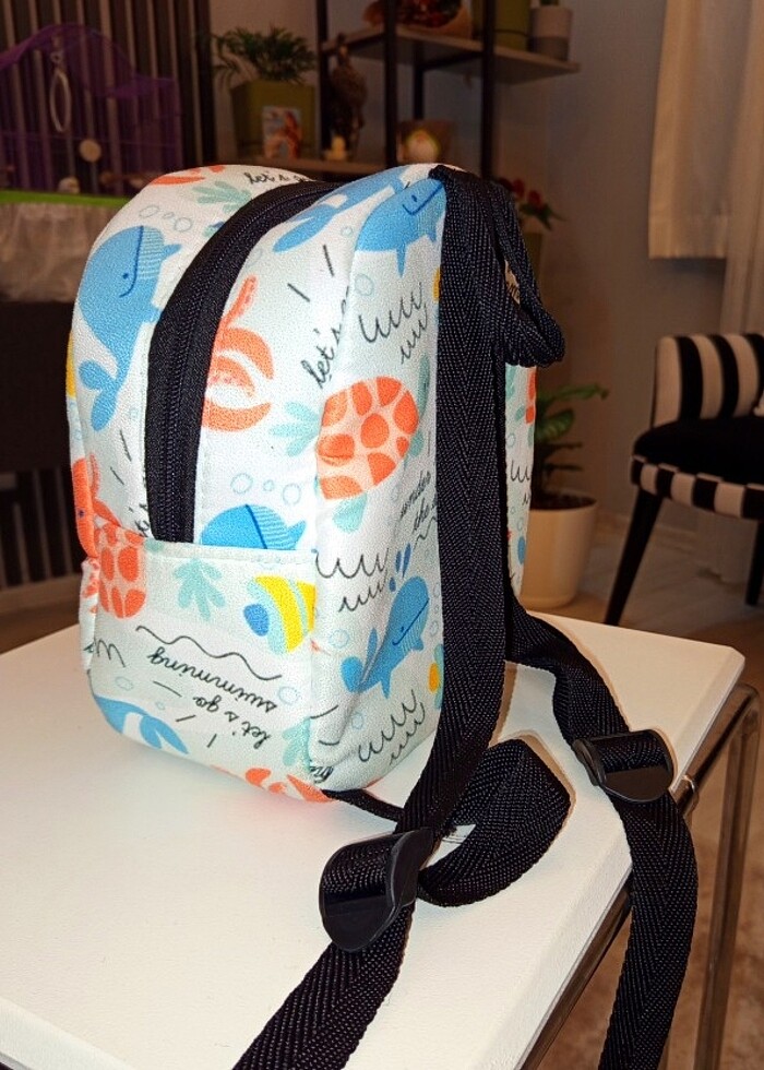 Denizaltı desenli himini çanta - Görsel 2