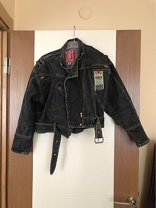 Antrasit renk vintage kot ceket