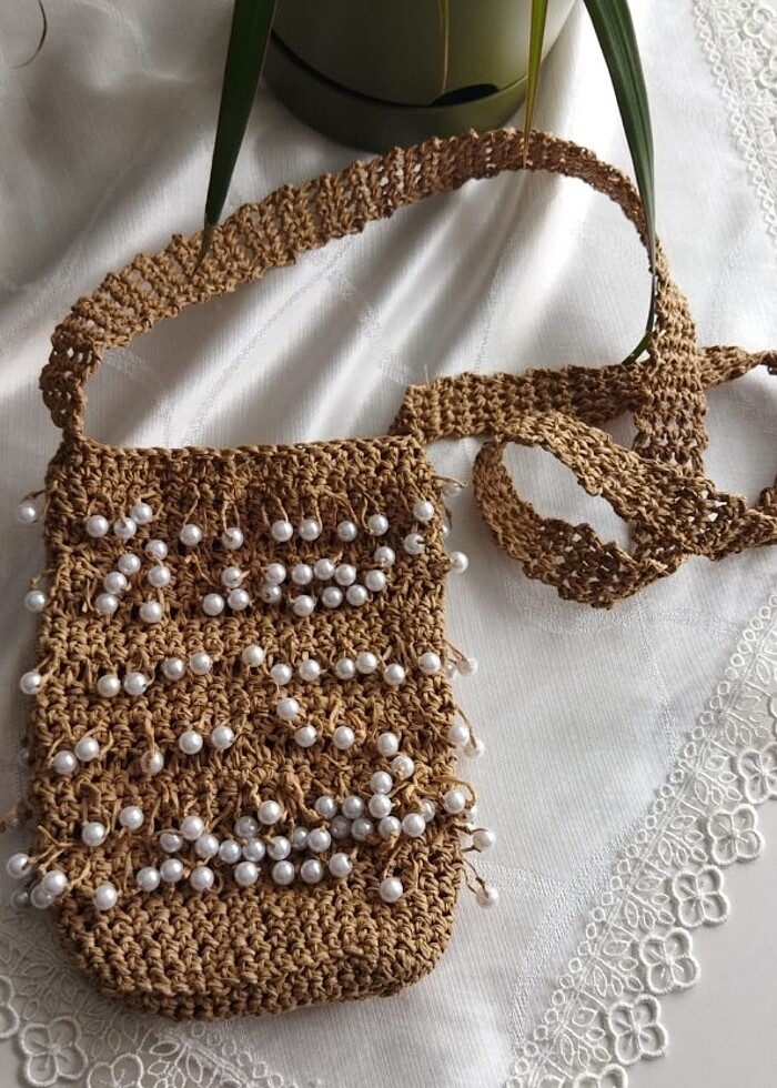 El örgüsü incili canta - Görsel 2