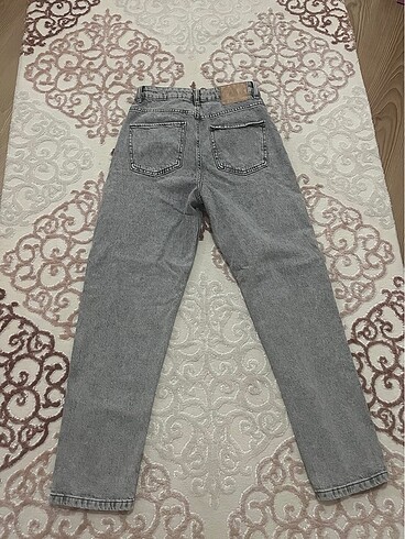 Zara Zara Gri Mom Jean Pantolon