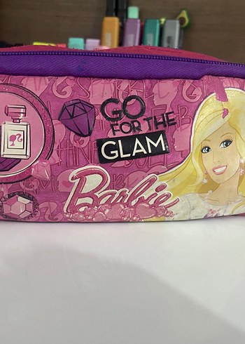  Beden Barbie Pembe Parlak Desenli Kalemlik
