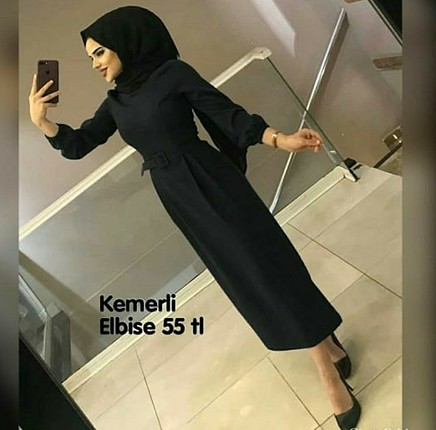 sifir hic kullanilma kemerli elbise