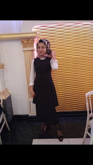 İkili etek yelek takım