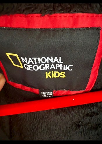 Erkek-kıZ çocuk  Kırmızı Düğmeli Street Wear Kaban - Görsel 5