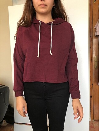 kısa sweatshirt