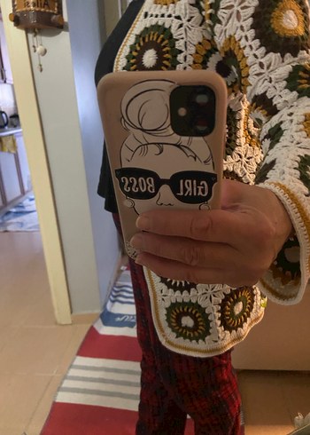 Renkli Örgü Bohem Midi Hırka - Görsel 4